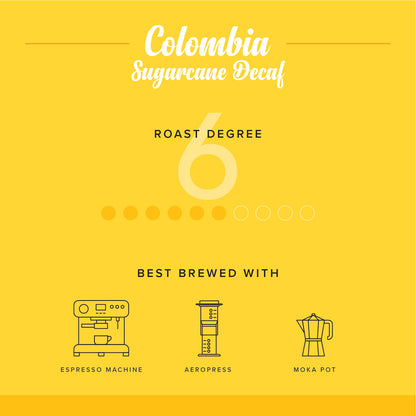 Colombia Sugarcane Decaf